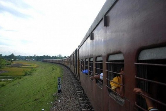 Train service resume in Lumding-Agartala route